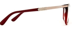Armação para óculos de grau Vogue VO5125-L 2504 Vermelho e preto na internet
