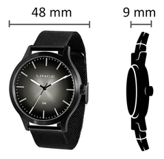 Relógio analógico masculino Lince MRN4620L G1PX Preto - loja online