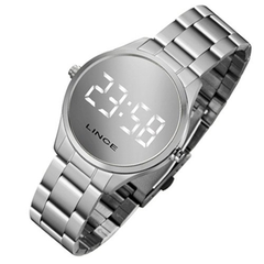 Relógio digital feminino Lince MDM4617L BXSX Prata - comprar online