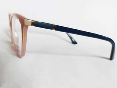 Armação para óculos de grau Platini P9 3166 H653 Nude e azul - comprar online