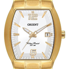 Relógio analógico masculino Orient GGSS1017 S2KX quadrado dourado - comprar online