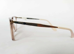 Armação para óculos de grau P9 3169 H955 Marrom translúcido e nude na internet