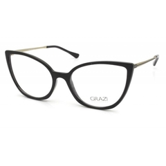 Armação para óculos de grau Grazi GZ 3082 H923 Gatinho preta - comprar online