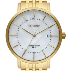 Relógio analógico unissex Orient FGSS1164 B1KX Dourado - comprar online