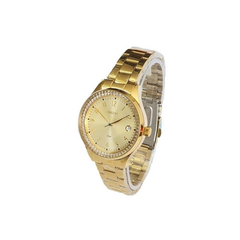Relógio analógico Orient FGSS1221 C2KX feminino dourado - comprar online