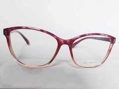 Armação para óculos de grau Jean Monnier J8 3201 H701 Acetato vinho - loja online