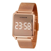 Relógio feminino digital Lince MDR4619L BXRX Quadrado rose - comprar online