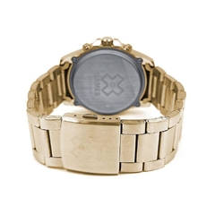 Relógio anadigi masculino X-GAMES XMGSA007 Dourado - NEW GLASSES ÓTICA