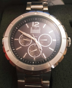 Relógio masculino Dumont ROTOR-DU6P29ABL/3C Prata e preto - comprar online