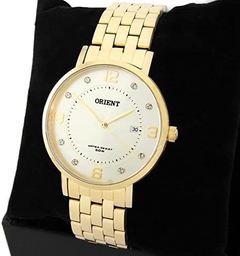 Relógio analógico feminino Orient FGSS1165 C2KX Dourado calendário - comprar online