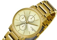 Relógio feminino analógico Lince LMG4568L C1KX Dourado - loja online