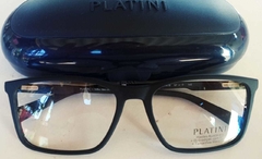 Armação para óculos de grau Platini P9 3125 E689 Acetato preta - comprar online