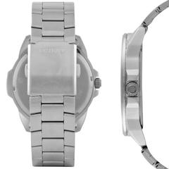 Relógio analógico masculino Orient MBSS1394 P2SX Preto e prata - comprar online
