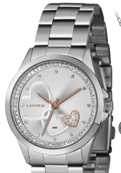 Relógio Lince feminino LRGJ107L KX79 Kit de acessórios prata - NEW GLASSES ÓTICA