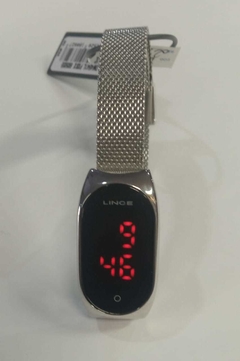 Relógio Lince unissex LDM4641L PXSX Prata digital na internet