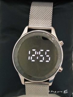 Relógio digital feminino Lince LDM4648L 8XSX Prata - NEW GLASSES ÓTICA