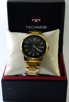 Relógio masculino Technos GOLF 2115TT/4P dourado - NEW GLASSES ÓTICA