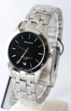 Relógio unissex analógico Orient MBSS1004A Prata e preto - comprar online