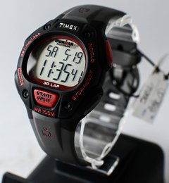 Relógio Timex Iron man 30 lap Triathlon T5K755WKL/TN Preto e vermelho - NEW GLASSES ÓTICA