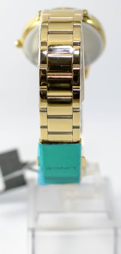 Relógio analógico feminino Lince LRGH074L Dourado kit acessórios - NEW GLASSES ÓTICA