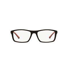 Armação para óculos de grau Arnette AN 7083L 2294 Quadrada preta e vermelho - comprar online