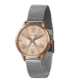 Relógio feminino analógico Lince LRT4651L Rose + pulseira de berloque - comprar online
