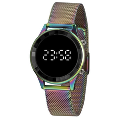 Relógio Digital Lince Feminino LDM4649L PXQX holográfico - NEW GLASSES ÓTICA
