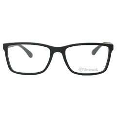 Armação para óculos de grau Tecnol TN 3074 H863 Quadrada preta - NEW GLASSES ÓTICA
