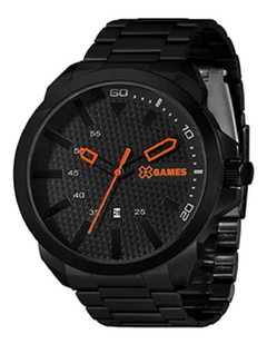 Relógio analógico masculino X-GAMES XMNS1004 Grande preto