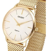 Relógio analógico unissex Orient MGSS005 Dourado - comprar online
