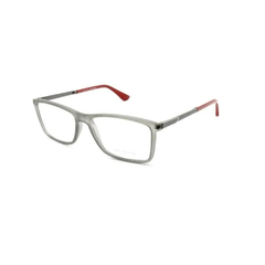 Armação para óculos de grau Jean Monnier J8 3145 D354 Quadrada cinza e vermelho - comprar online