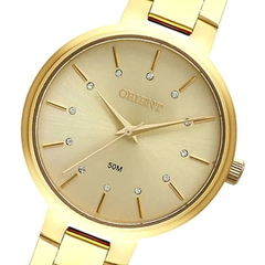 Relógio analógico feminino Orient FGSS0171 B1KX Dourado na internet