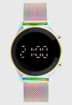Relógio Digital Lince Feminino LDM4649L PXQX holográfico - loja online