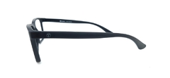 Armação para óculos de grau Tecnol TN 3056 G219 Quadrada preta - comprar online