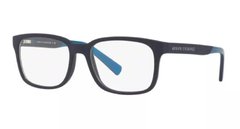 Armação para óculos de grau Armani Exchange AX3029L 8183 azul marinho - comprar online