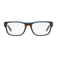 Armação para óculos de grau Armani Exchange AX 3018 8144 Acetato marrom e azul - comprar online