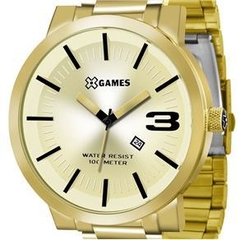 Relógio grande Xgames XMGS1007 C2KX Dourado masculino - comprar online