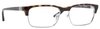 Armação para óculos de grau Vogue VO2805 W656 Metal e acetato marrom