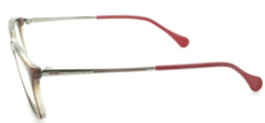 Armação para óculos de grau Kipling KP3077 D345 Quadrada marrom e vermelho na internet