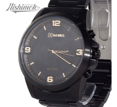 Relógio Anadigi masculino X-GAMES XMNSA002 Preto e cinza - comprar online