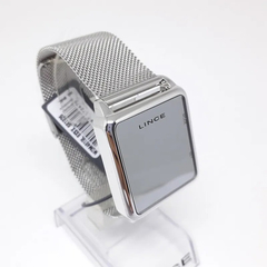 Relógio digital feminino Lince MDM4619L BXSX Quadrado prata na internet
