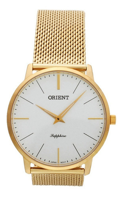 Relógio analógico unissex Orient MGSS005 Dourado - NEW GLASSES ÓTICA