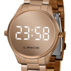 Relógio digital feminino Lince MDR4617L BXRX Dourado na internet