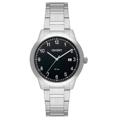 Relógio feminino analógico Orient FBSS1146 P2SX Preto e prata