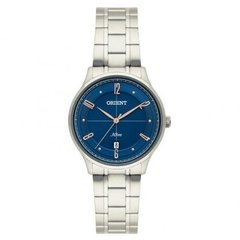 Relógio Orient feminino FBSS1115 D2SX prata e azul - comprar online