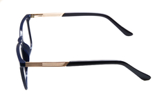 Armação para óculos de grau New Glasses YF1041 Quadrada azul na internet