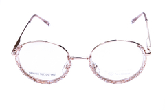 Armação para óculos de grau New Glasses BR98192 Redonda rose