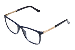 Armação para óculos de grau New Glasses YF1041 Quadrada azul - comprar online