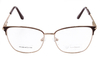 Armação para óculos de grau New Glasses BR22093 Metal vinho e dourada na internet