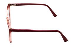 Armação para óculos de grau New Glasses TB074 Quadrada rosa na internet